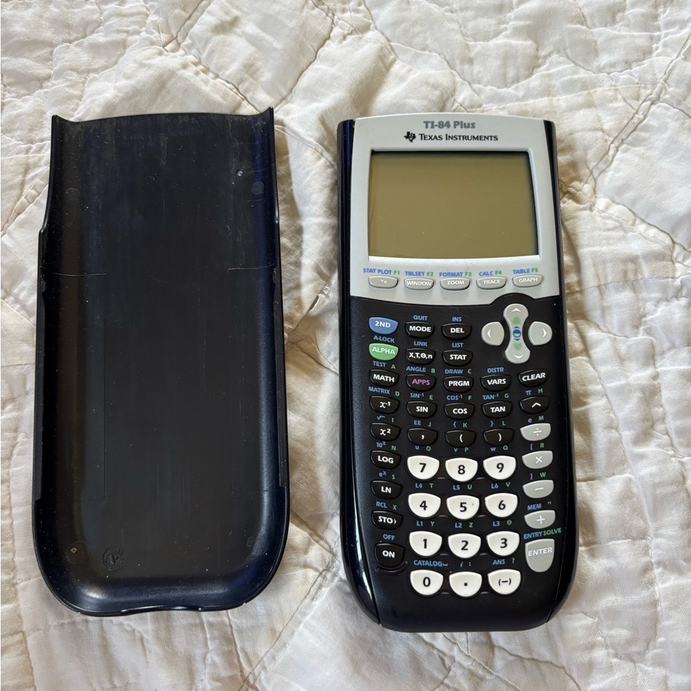 Texas Instruments TI-84 Plus in Black and White